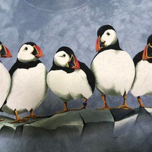 Puffin Penguins The Mountain Classic Cotton 3XL T-Shirt